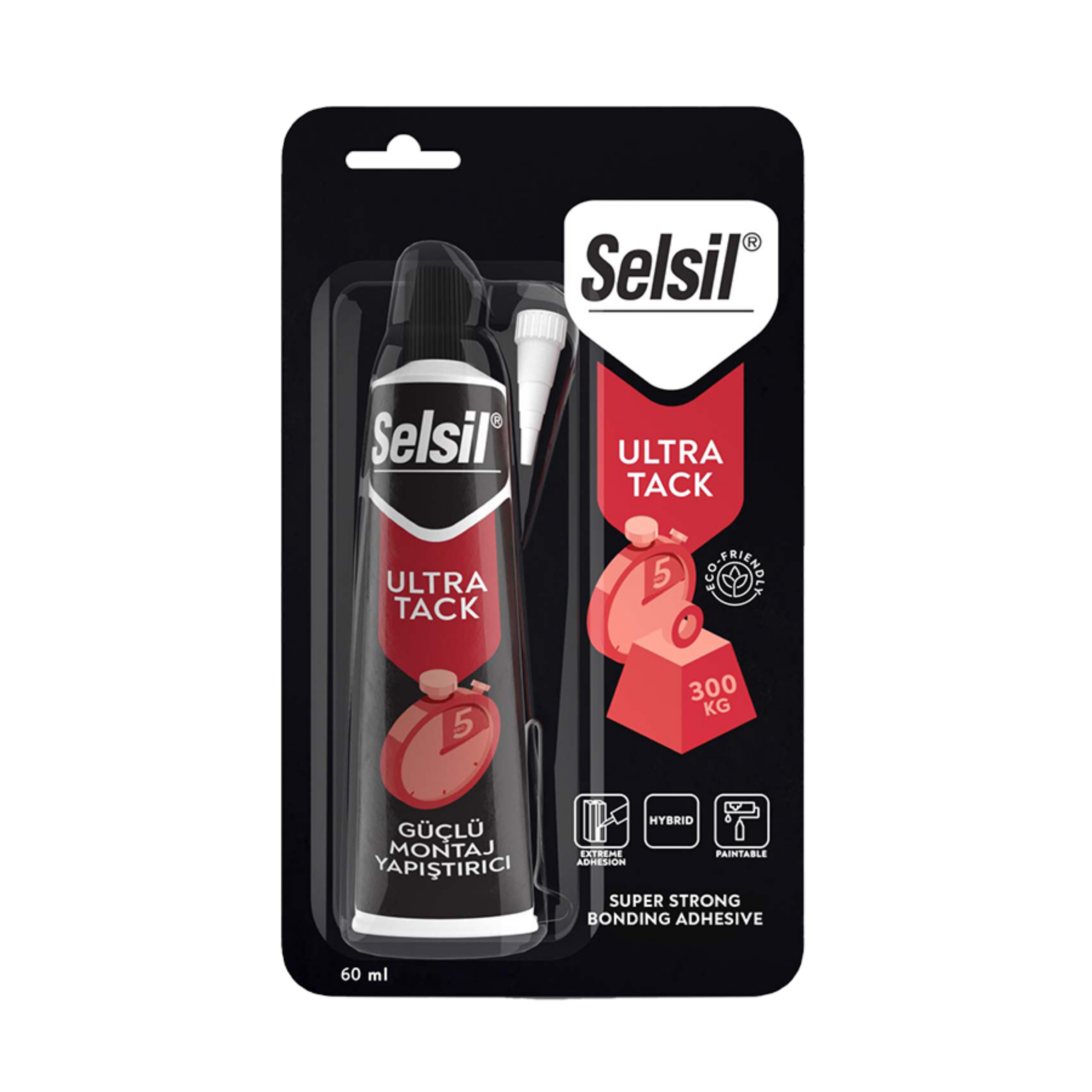 SELSİL ULTRA TACK MONTAJ YAPIŞTIRICI 60 ML TÜP